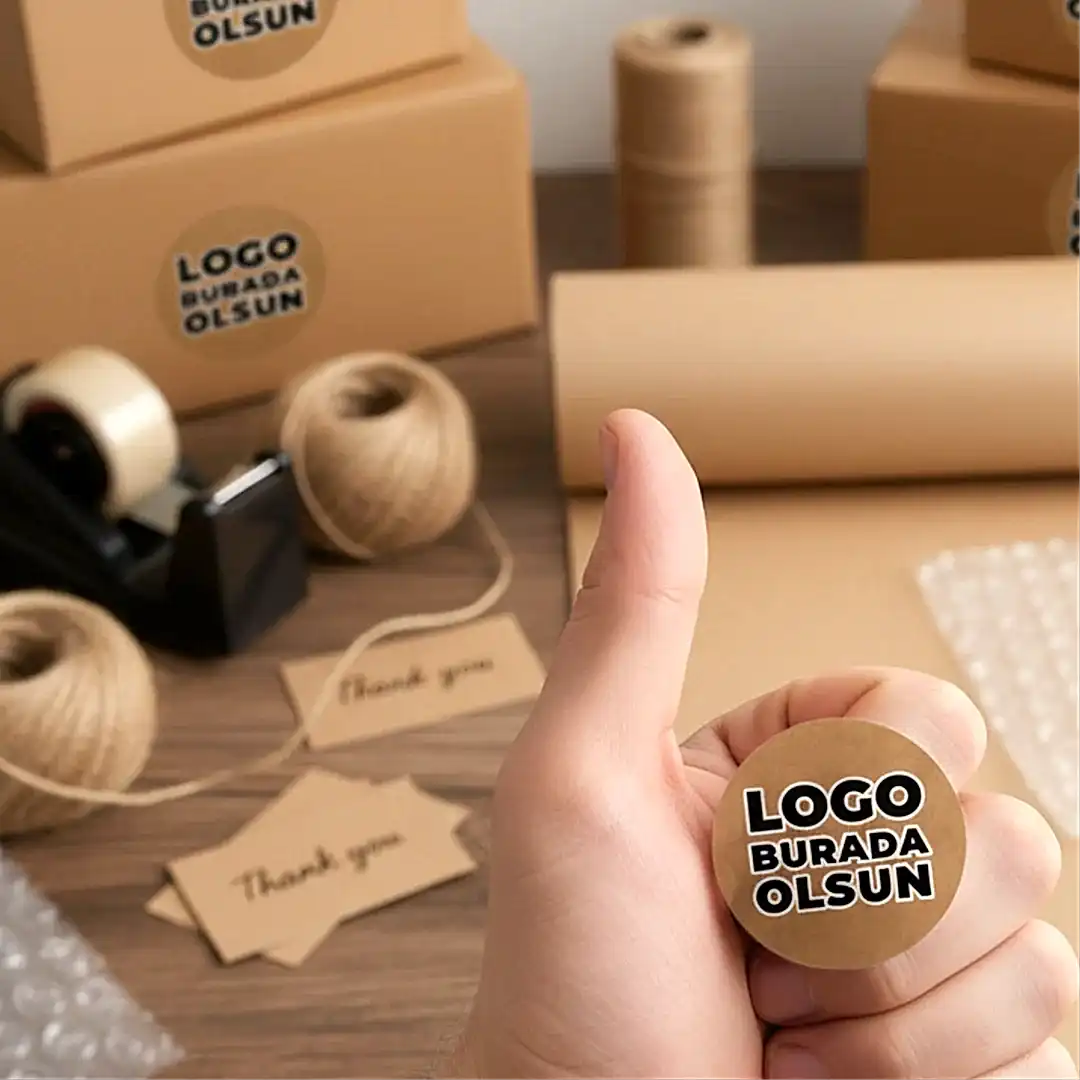 Kraft Sticker & Etiket