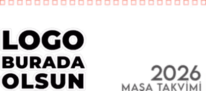 Spiralli Masa Üstü Takvimi