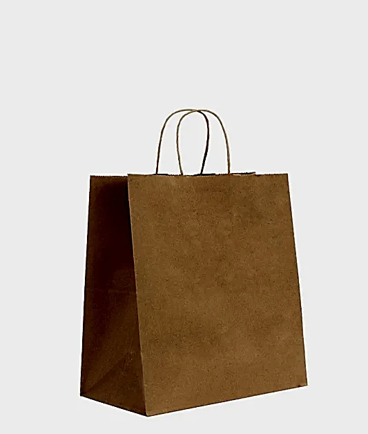 Kraft Kağıt Çanta İçten Burgu Saplı - 27x15x30 cm