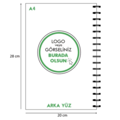 Az adetli kraft kapaklı spiralli defter, günlük kullanım için ideal. Şık metal spiral mekanizma ve kaliteli sayfalarla uzun süre kullanım sağlar.

