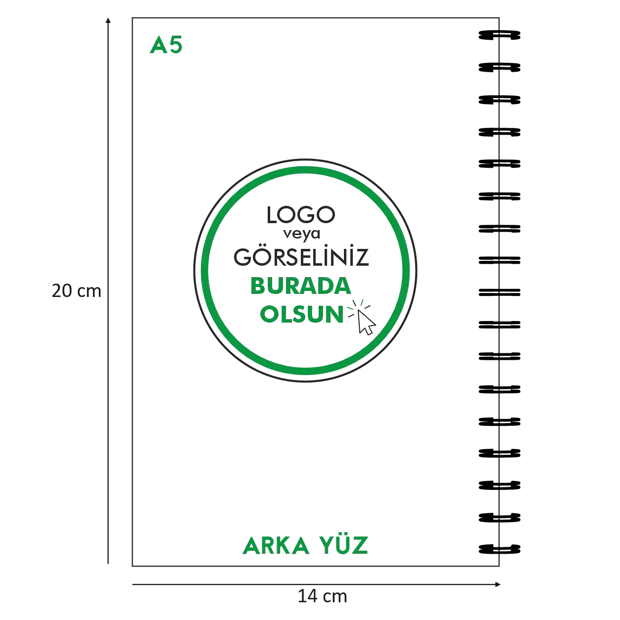 Az adetli kraft metal spiralli defter, özelleştirilebilir kapak tasarımı ile ofisler ve bireysel kullanım için ideal. Şık ve kullanışlı.

