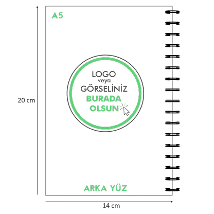 Az adetli kraft metal spiralli defter, özelleştirilebilir kapak tasarımı ile ofisler ve bireysel kullanım için ideal. Şık ve kullanışlı.

