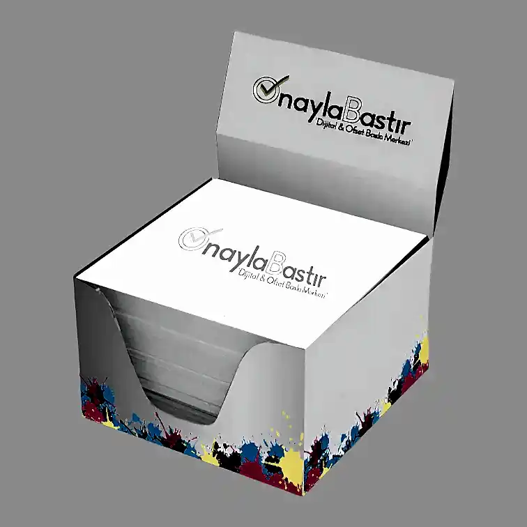 Az adetli küp bloknot 250 yaprak, şık tasarımı ve kaliteli kağıdı ile ofis ve bireysel kullanım için ideal. Kullanışlı ve şık.

