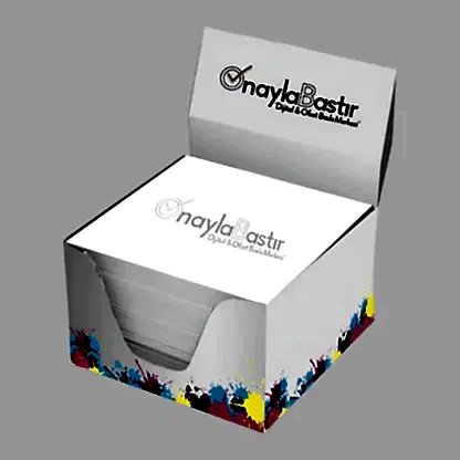 Az adetli küp bloknot 250 yaprak, şık tasarımı ve kaliteli kağıdı ile ofis ve bireysel kullanım için ideal. Kullanışlı ve şık.

