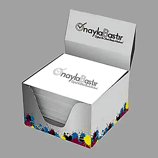 Az adetli küp bloknot 250 yaprak, şık tasarımı ve kaliteli kağıdı ile ofis ve bireysel kullanım için ideal. Kullanışlı ve şık.

