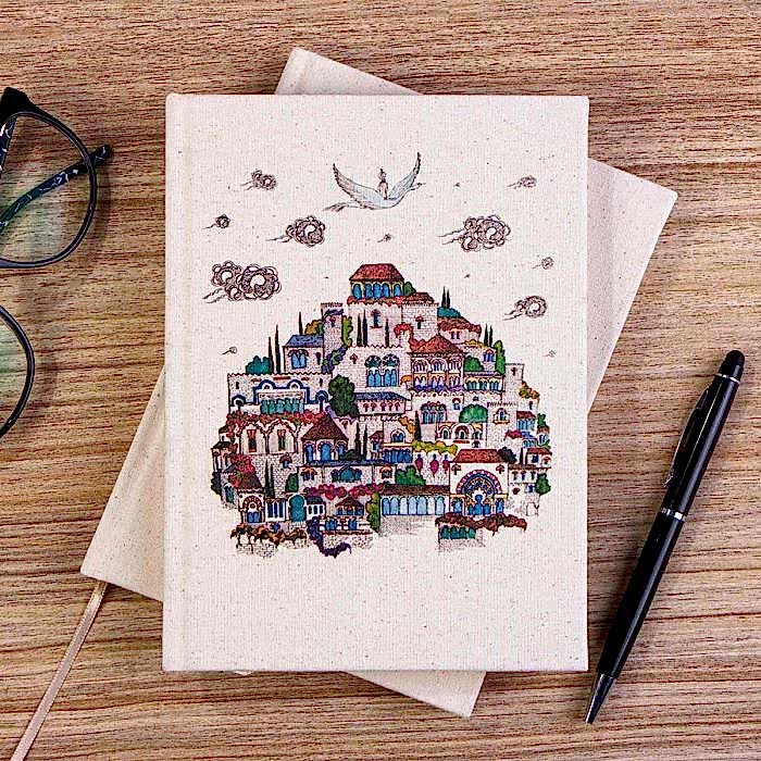 Kanvas Defter 14x20 cm (Özelleştirilebilir)