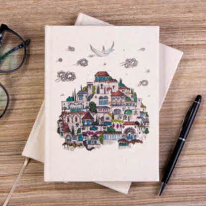 Kanvas Defter 14x20 cm (Özelleştirilebilir)