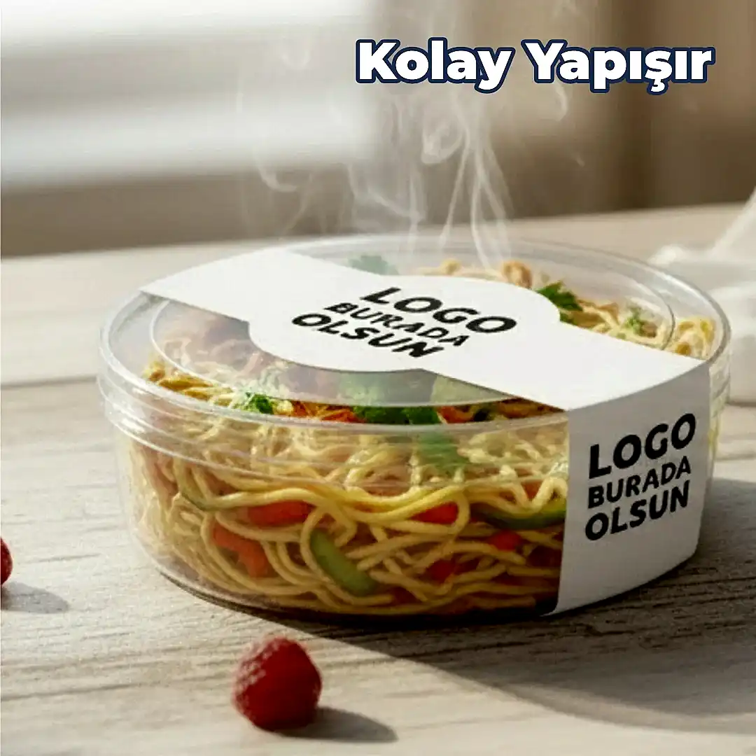 Gıda Ambalaj Etiketi | Özel Kesim & Logo Baskılı sticker