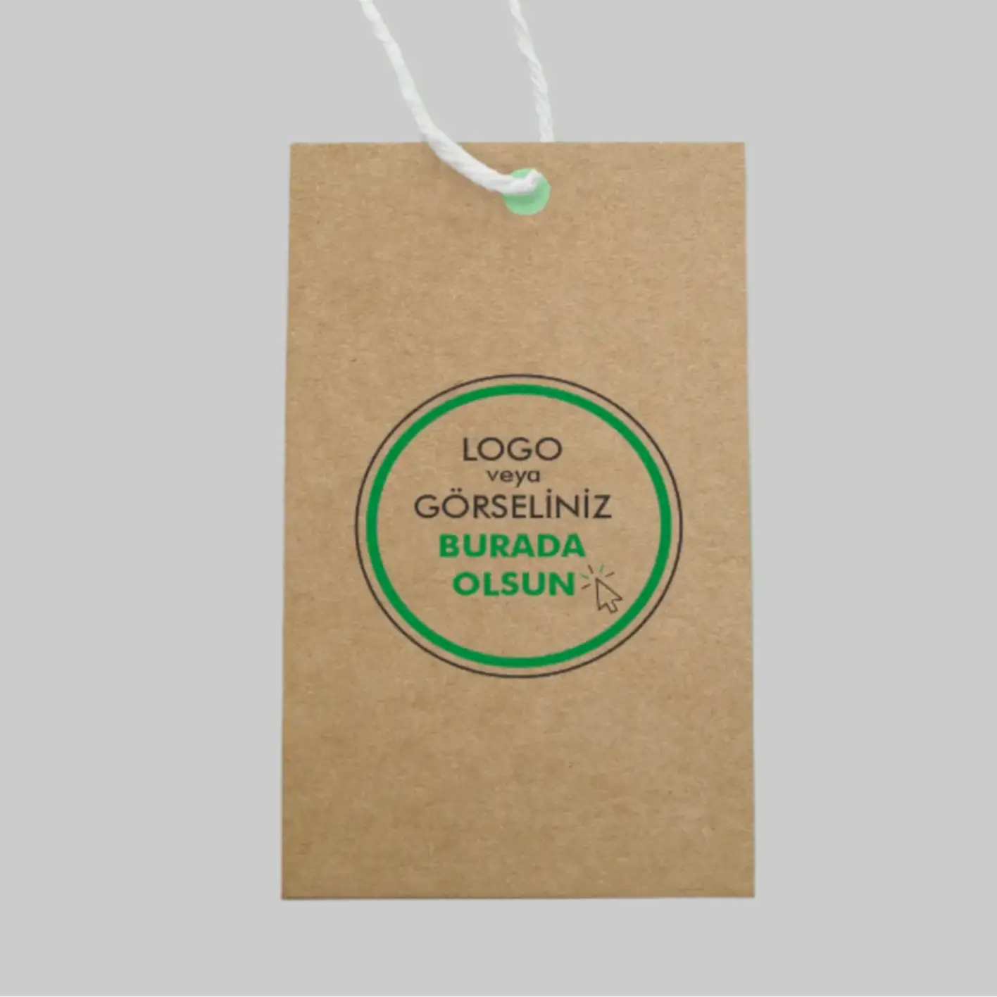 Kraft Karton Ürün Etiketi  - Kraft Karton