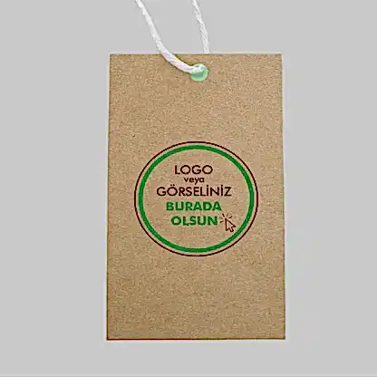 Kraft Karton Ürün Etiketi  - Kraft Karton