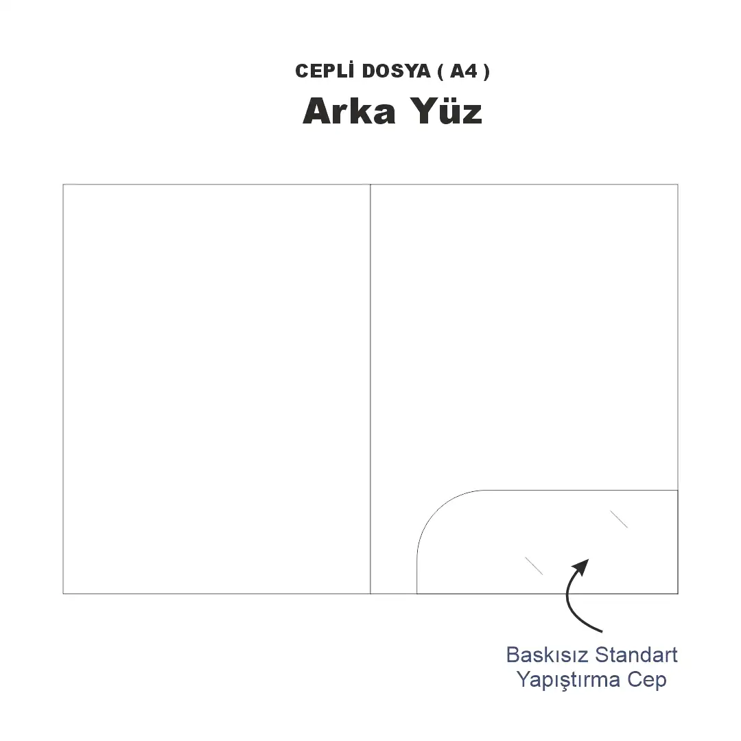 Cepli Dosya ( A4) – Logo Baskılı Karton Sunum Dosyası