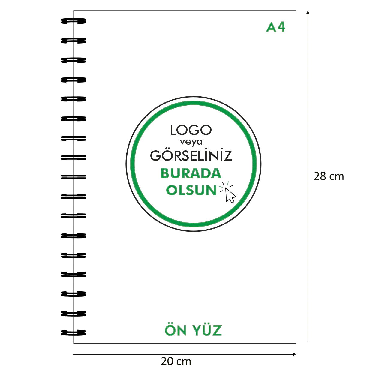 Toplu sipariş için çok adetli kraft kapaklı spiralli defter, kaliteli baskı seçenekleriyle markanızı tanıtmak için mükemmel.


