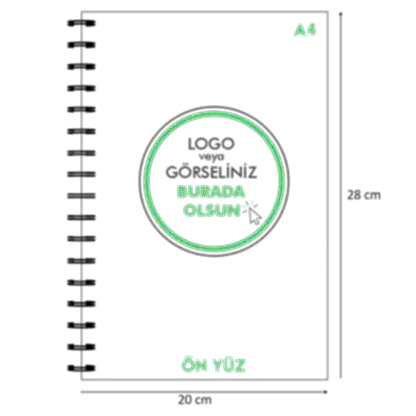 Toplu sipariş için çok adetli kraft kapaklı spiralli defter, kaliteli baskı seçenekleriyle markanızı tanıtmak için mükemmel.

