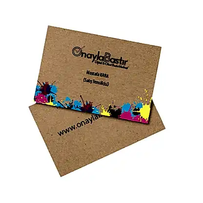 Esmer kartvizit baskı