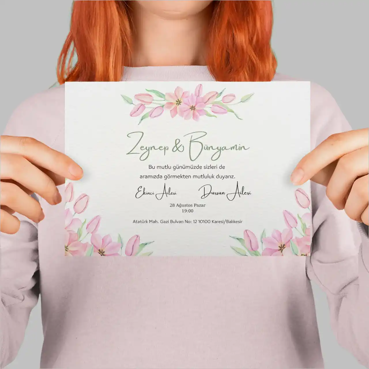 Davetiye  -  Özel Tasarım Baskılı
