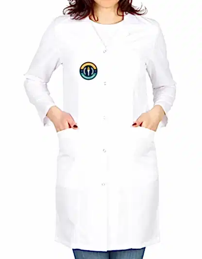 Baskılı Doktor - Laboratuvar Önlüğü Beyaz (Özelleştirilebilir)