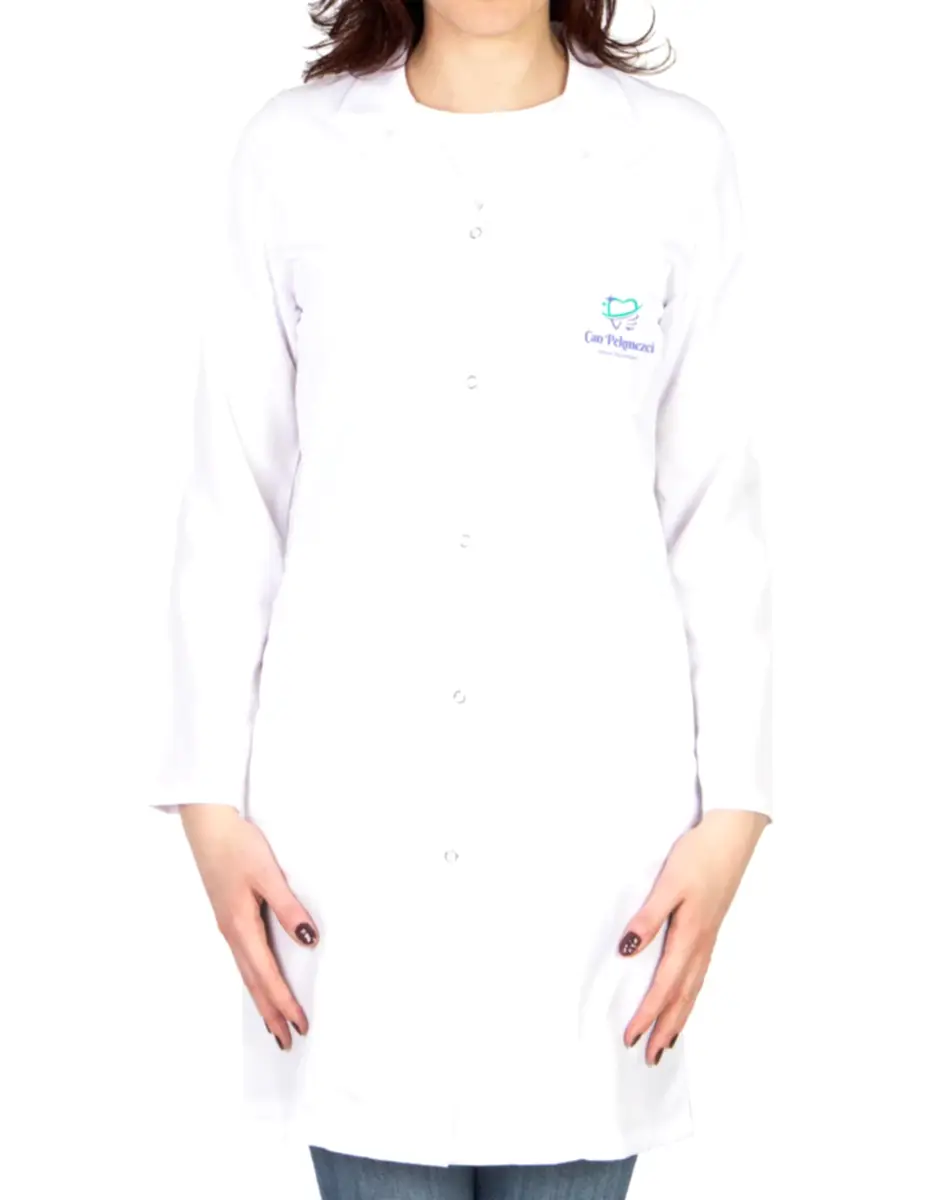 Baskılı Doktor - Laboratuvar Önlüğü Beyaz (Özelleştirilebilir)