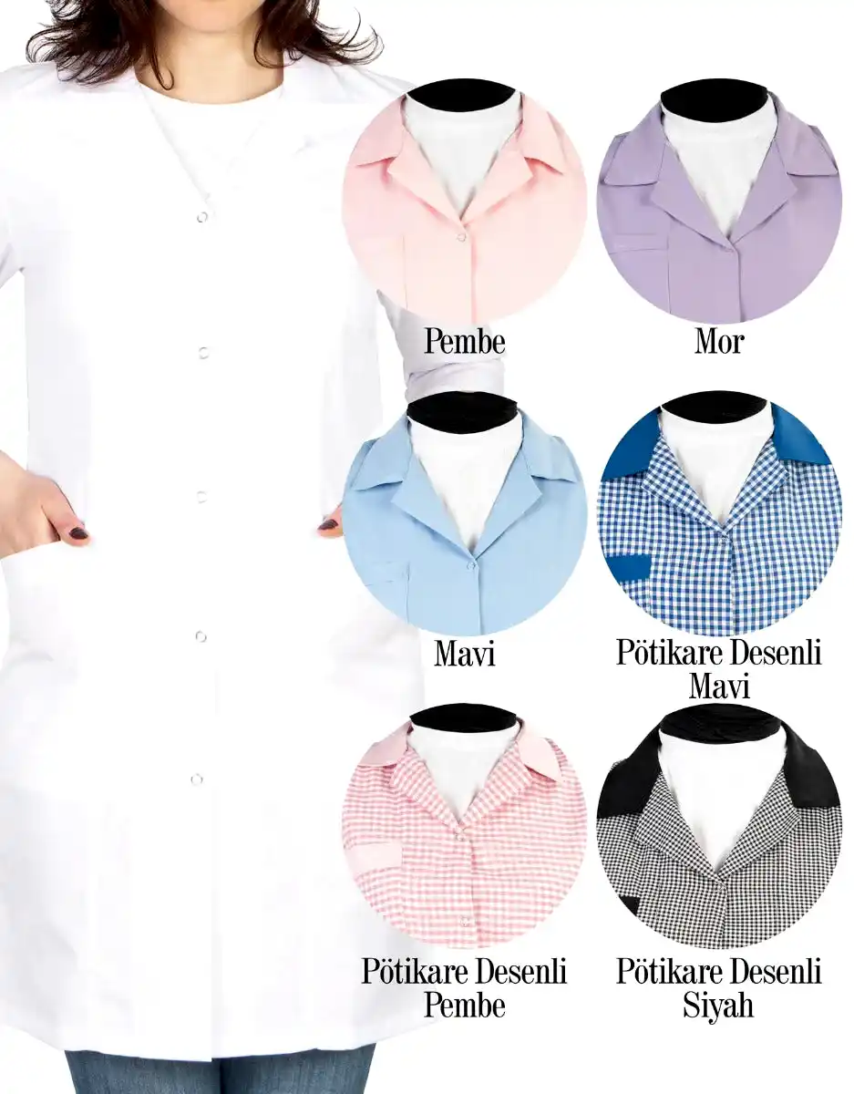 Baskılı Doktor - Laboratuvar Önlüğü Beyaz (Özelleştirilebilir)