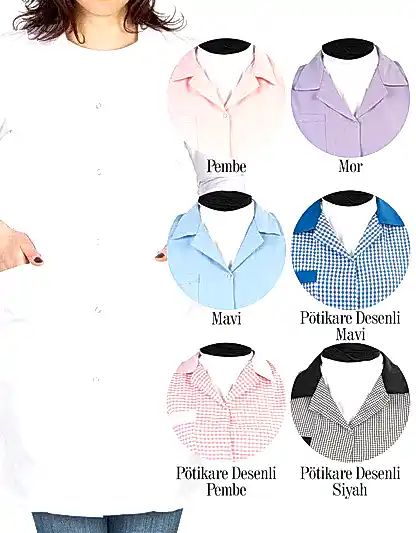 Baskılı Doktor - Laboratuvar Önlüğü Beyaz (Özelleştirilebilir)