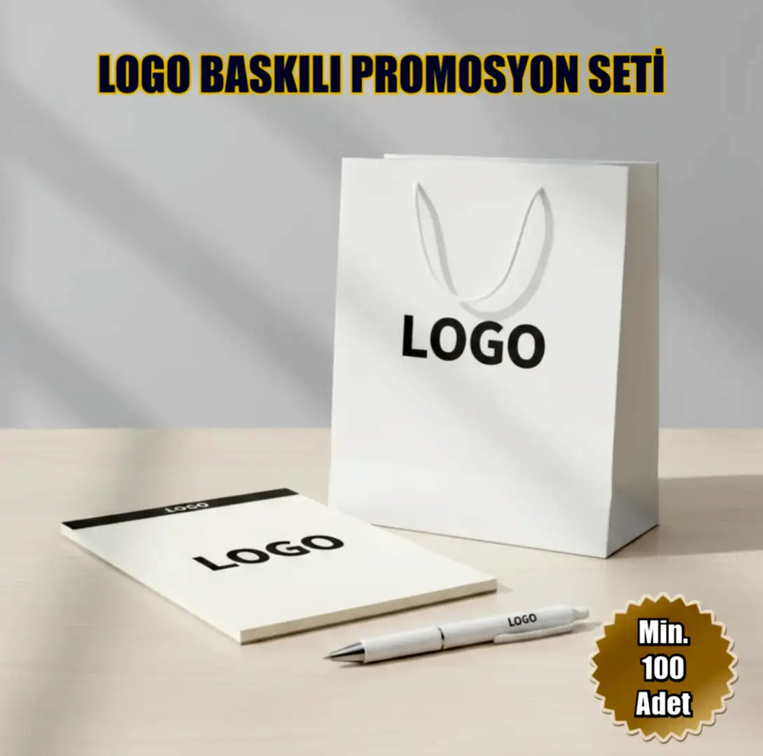 Günlük Set: Çanta, Kalem, Bloknot | Logo Baskılı Promosyon