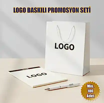 Günlük Set: Çanta, Kalem, Bloknot | Logo Baskılı Promosyon