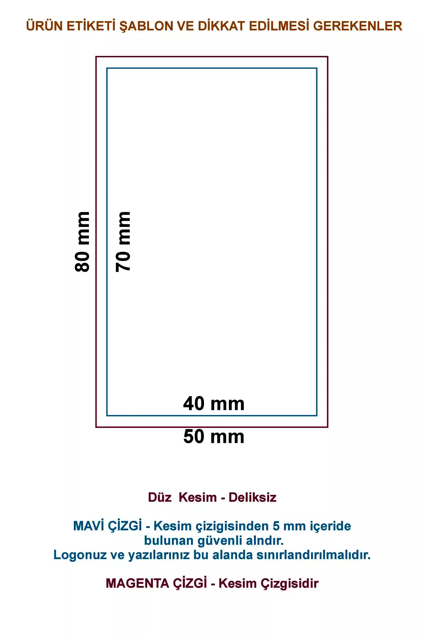 Kraft Karton Ürün Etiketi  - Kraft Karton