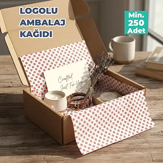 Baskılı Pelur Kağıt | Özel Logolu, Desenli Paketleme Kağıt