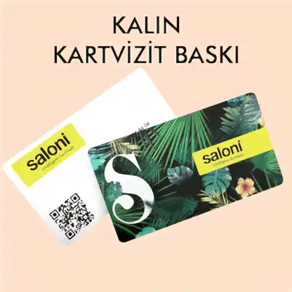 Sıvama Kartvizit | Kalın, Özel Kesim ve Laklı Kartvizit