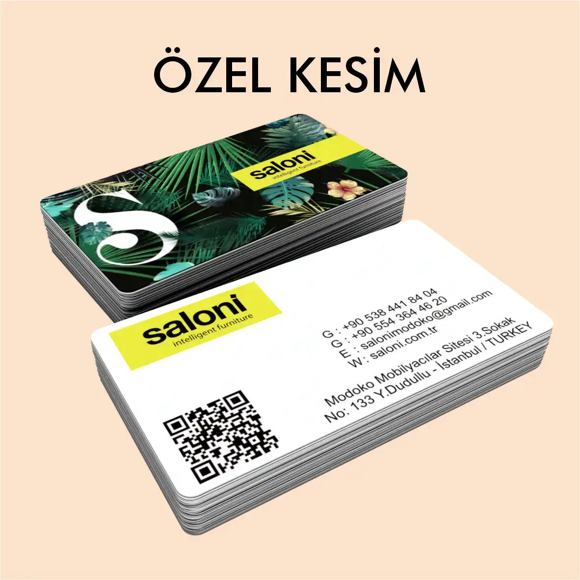 Sıvama Kartvizit | Kalın, Özel Kesim ve Laklı Kartvizit