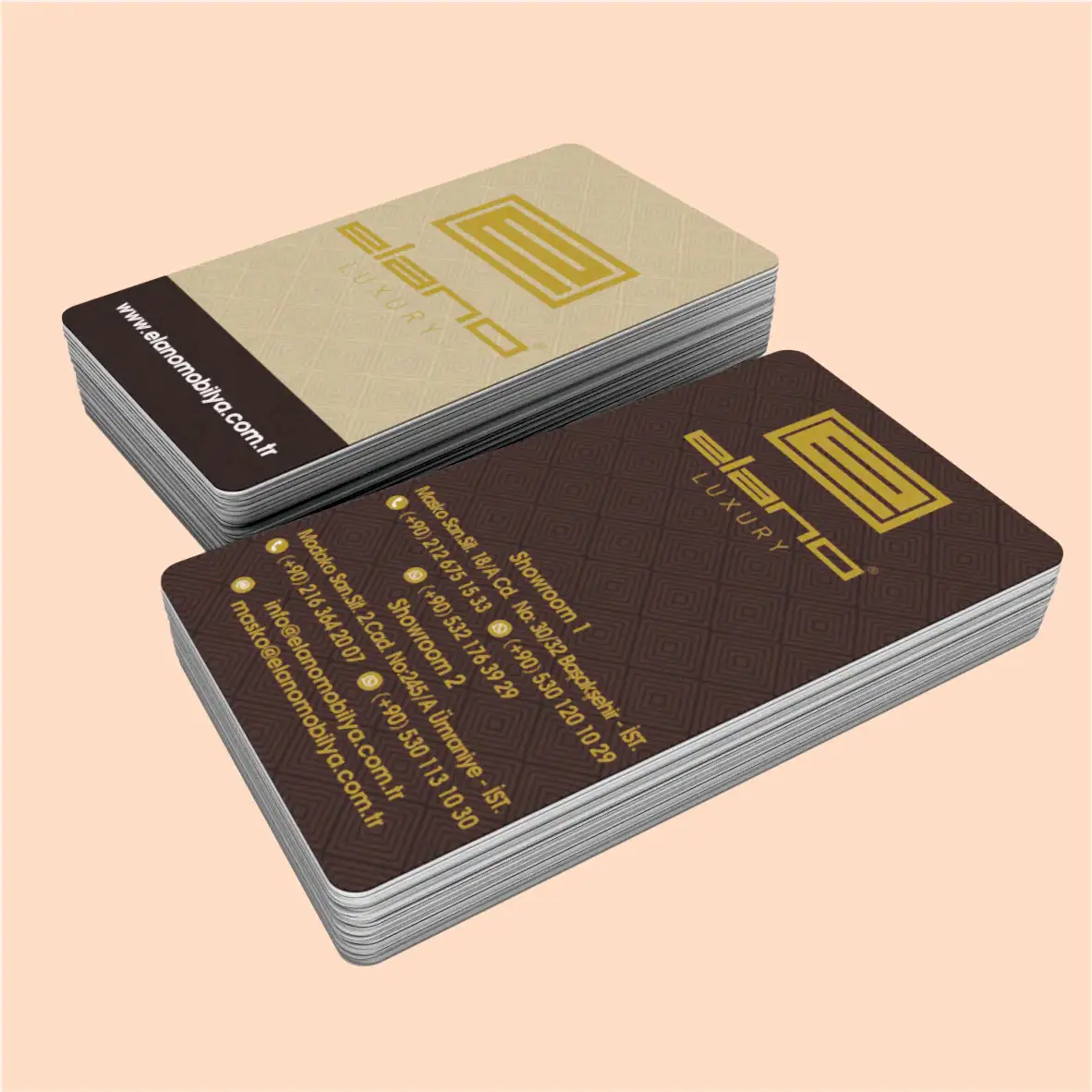 Sıvama Kartvizit | Kalın, Özel Kesim ve Laklı Kartvizit