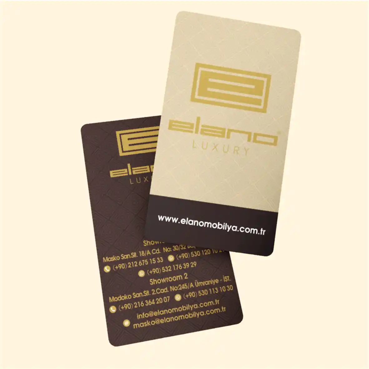 Sıvama Kartvizit | Kalın, Özel Kesim ve Laklı Kartvizit