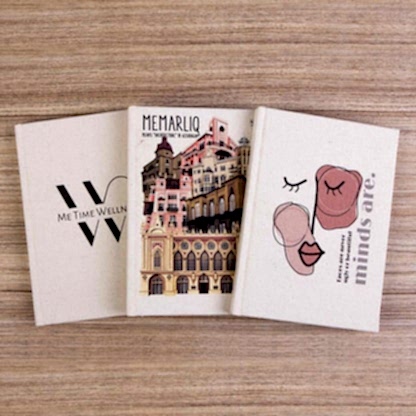 Kanvas Defter 14x20 cm (Özelleştirilebilir)