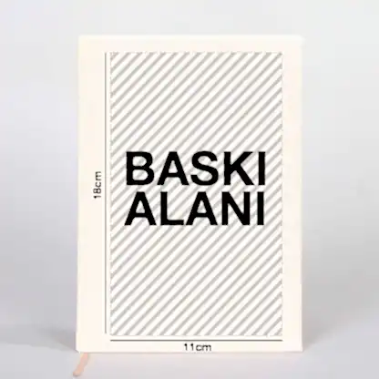 Kanvas Defter 14x20 cm (Özelleştirilebilir)