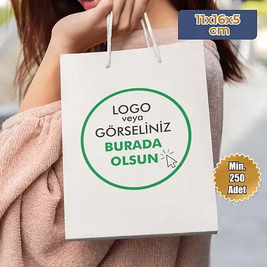 Karton Çanta - Dikey - 11x16x5cm