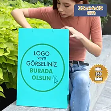 Karton Çanta - Dikey - 32x44x7 cm