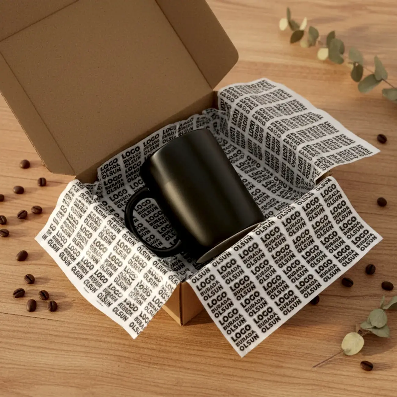 Baskılı Pelur Kağıt | Özel Logolu, Desenli Paketleme Kağıt