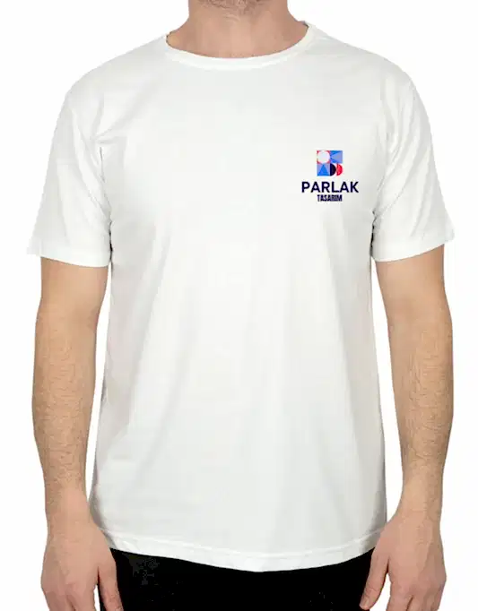 Basic T-shirt Beyaz - Baskılı