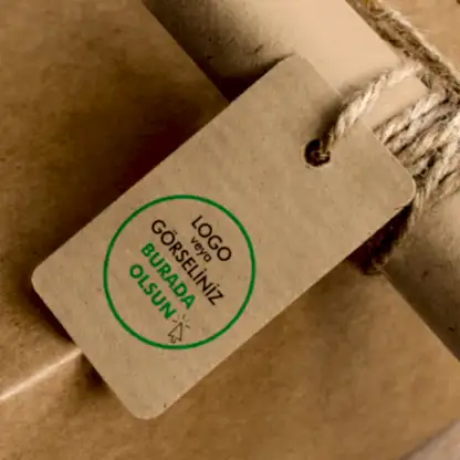 Kraft Karton Ürün Etiketi  - Kraft Karton