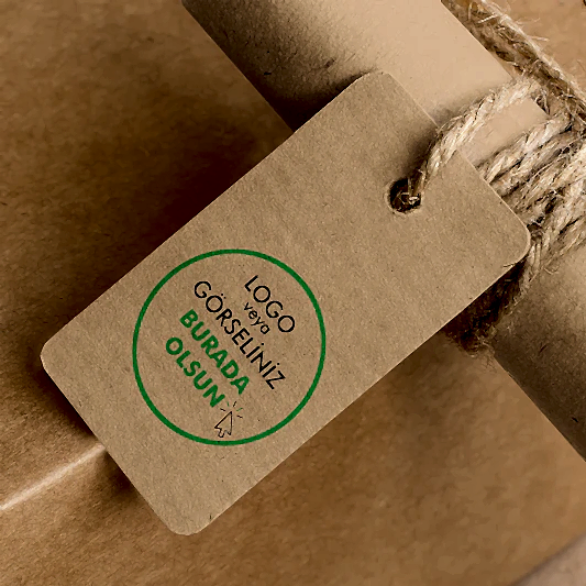 Kraft Karton Ürün Etiketi  - Kraft Karton