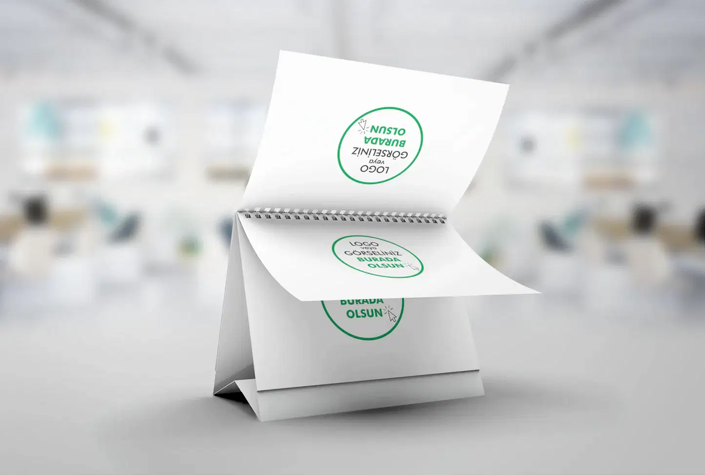 Spiralli Masa Üstü Takvimi