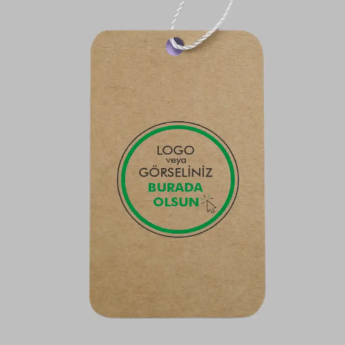Kraft Karton Ürün Etiketi  - Kraft Karton
