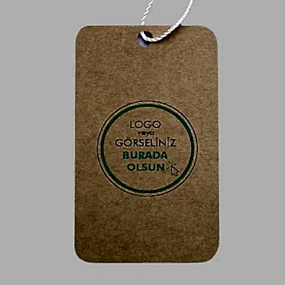 Kraft Karton Ürün Etiketi  - Kraft Karton