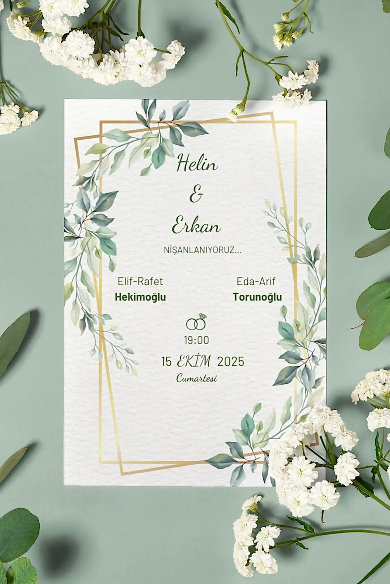 Davetiye  -  Özel Tasarım Baskılı