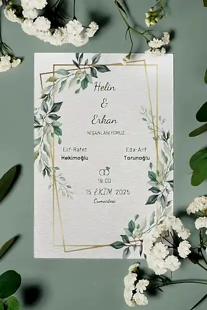 Davetiye  -  Özel Tasarım Baskılı