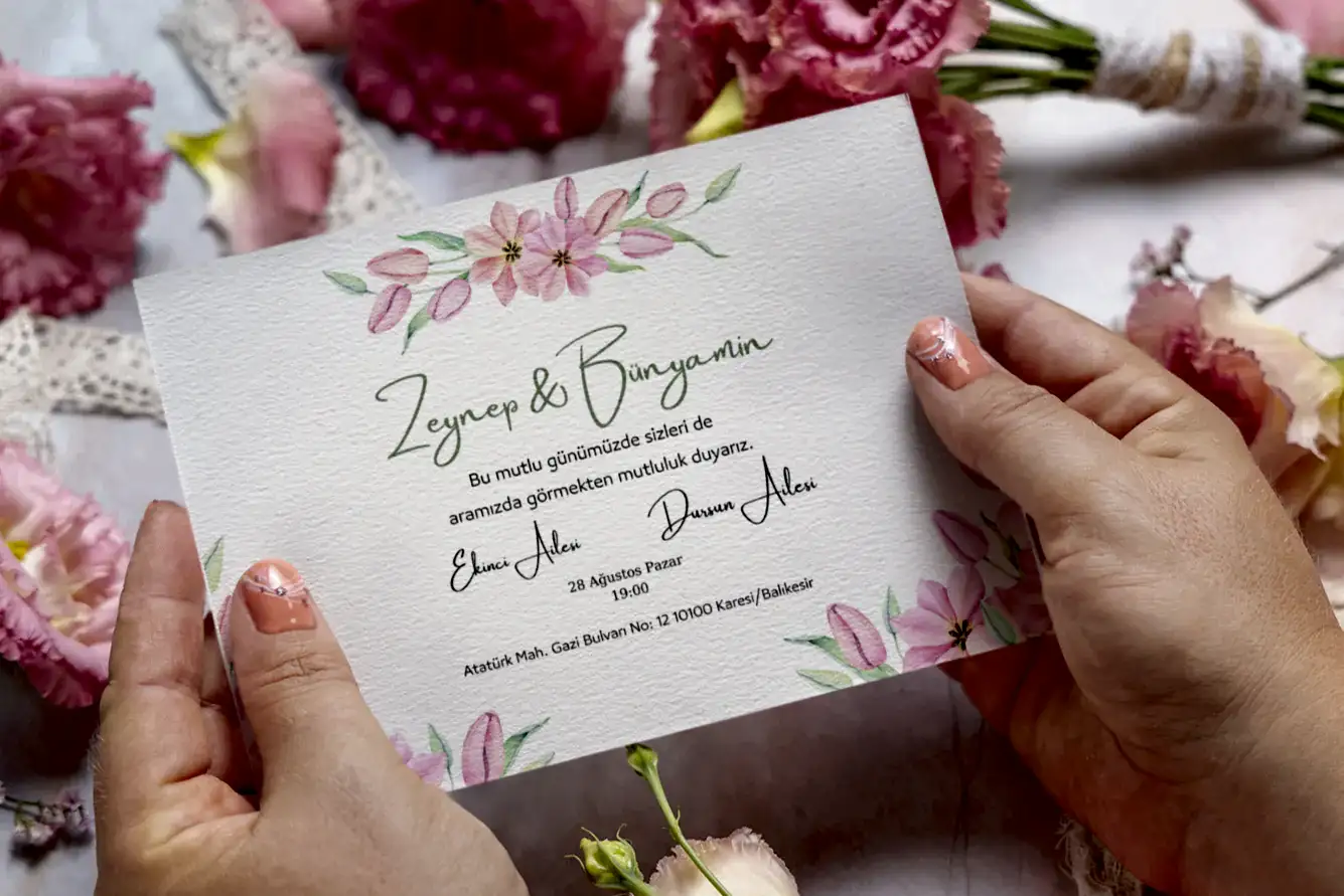 Davetiye  -  Özel Tasarım Baskılı