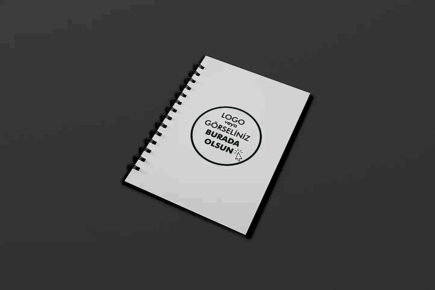 Kuşe Metal Spiralli Defter - Özel Baskılı