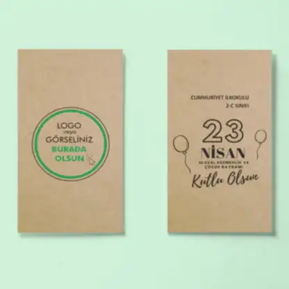 Kraft Karton Ürün Etiketi  - Kraft Karton