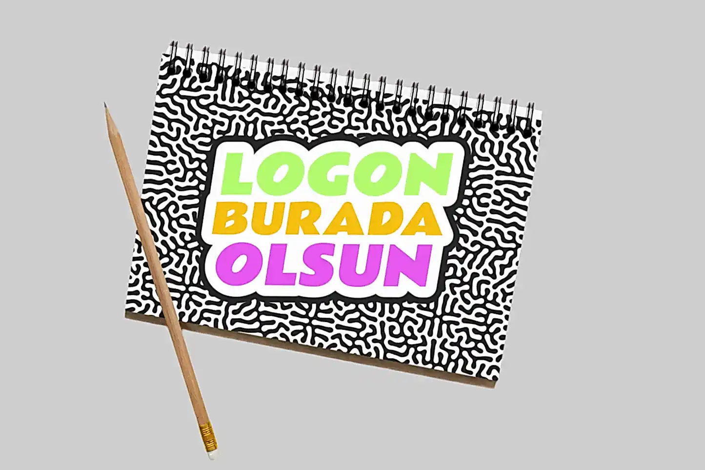 Kuşe Metal Spiralli Defter - Özel Baskılı