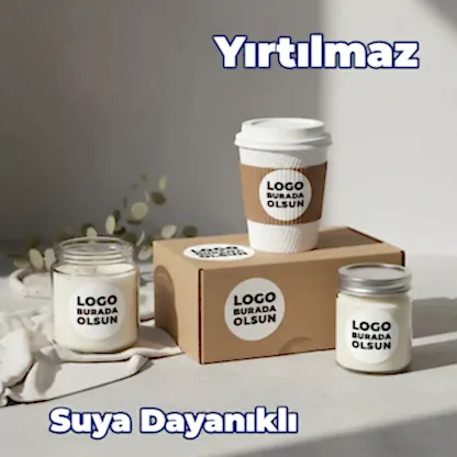 Sticker & Etiket Baskı | Yuvarlak · Suya Dayanıklı · Özelleştirilebilir