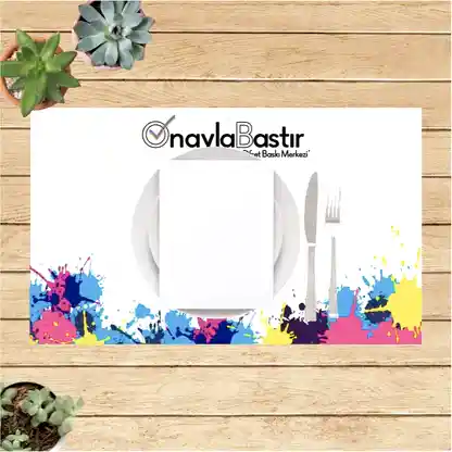 Özel tasarım baskılı Amerikan servisi, yemek masalarınızı şıklıkla tamamlar